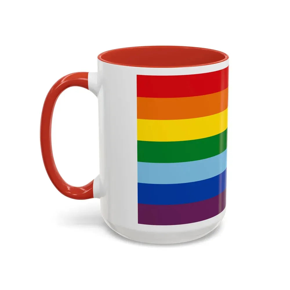 Flag of Cusco capital of the Cusco Region Peru - Accent Coffee Mug - Go Mug Yourself