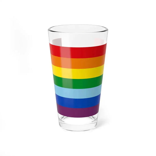 Flag of Cusco capital of the Cusco Region Peru - Pint Glass 16oz 16oz - Go Mug Yourself