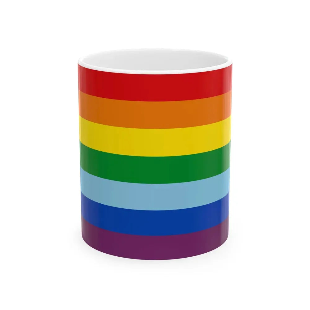 Flag of Cusco capital of the Cusco Region Peru - White Coffee Mug 11oz - Go Mug Yourself
