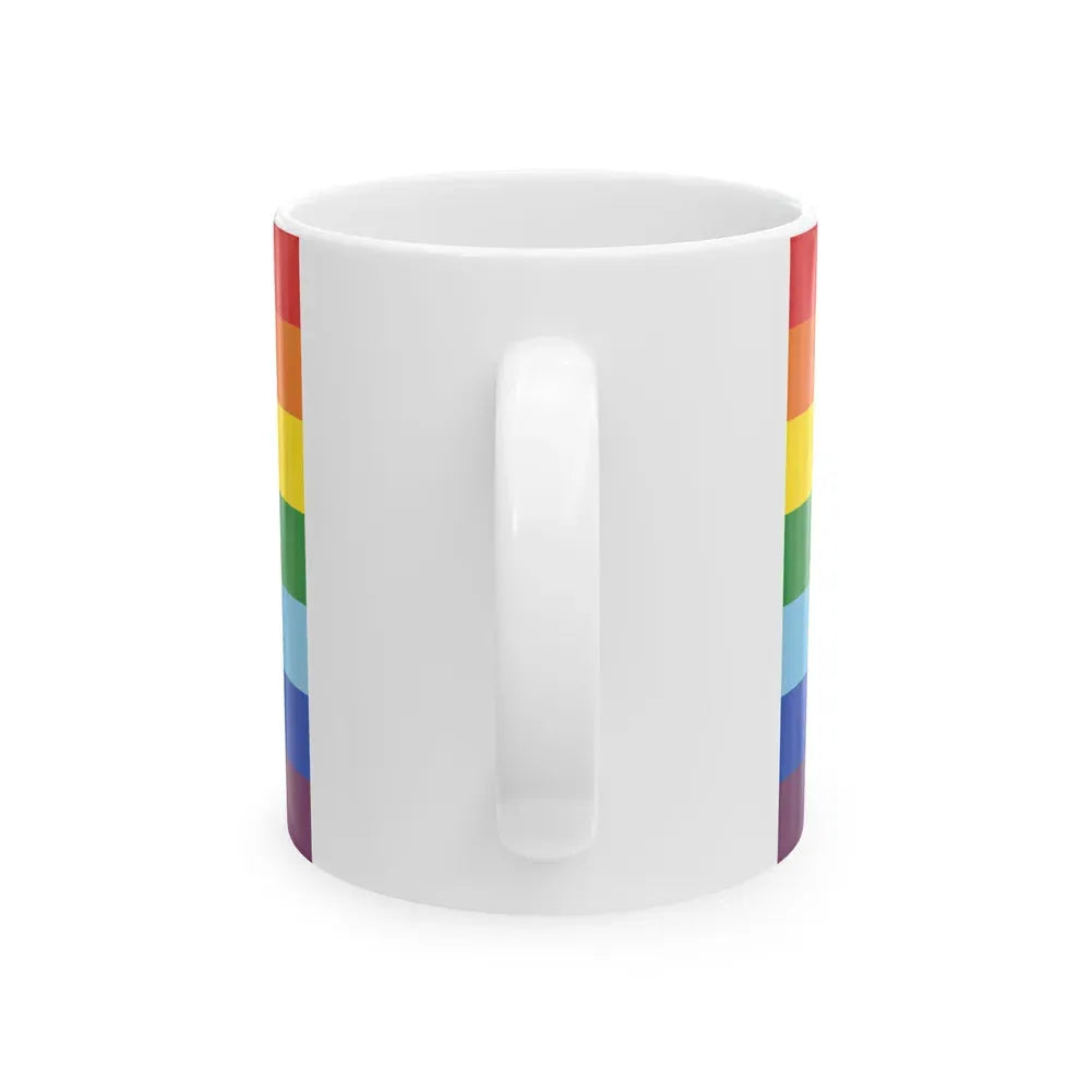 Flag of Cusco capital of the Cusco Region Peru - White Coffee Mug - Go Mug Yourself