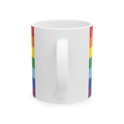 Flag of Cusco capital of the Cusco Region Peru - White Coffee Mug - Go Mug Yourself