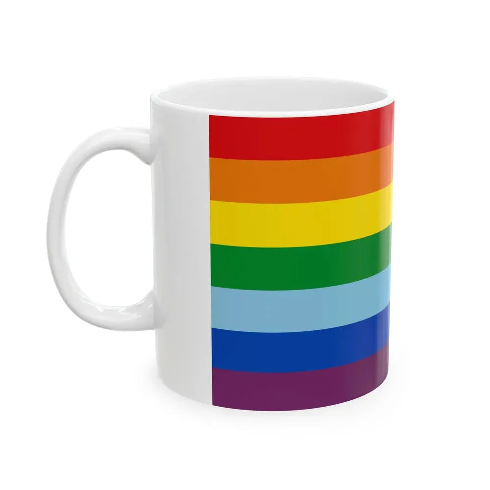 Flag of Cusco capital of the Cusco Region Peru - White Coffee Mug - Go Mug Yourself