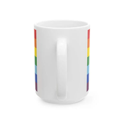 Flag of Cusco capital of the Cusco Region Peru - White Coffee Mug - Go Mug Yourself