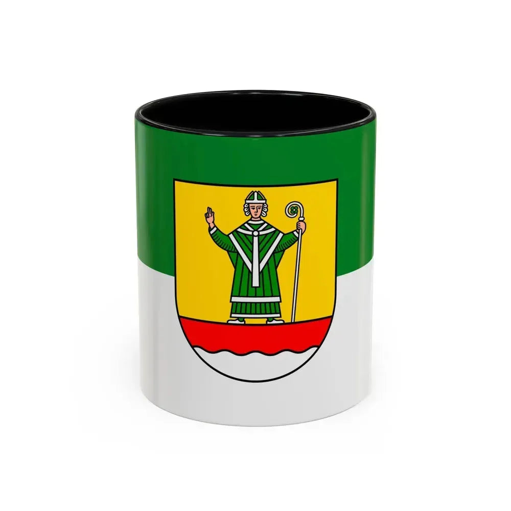 Flag of Cuxhaven Germany - Accent Coffee Mug 11oz Black - Go Mug Yourself