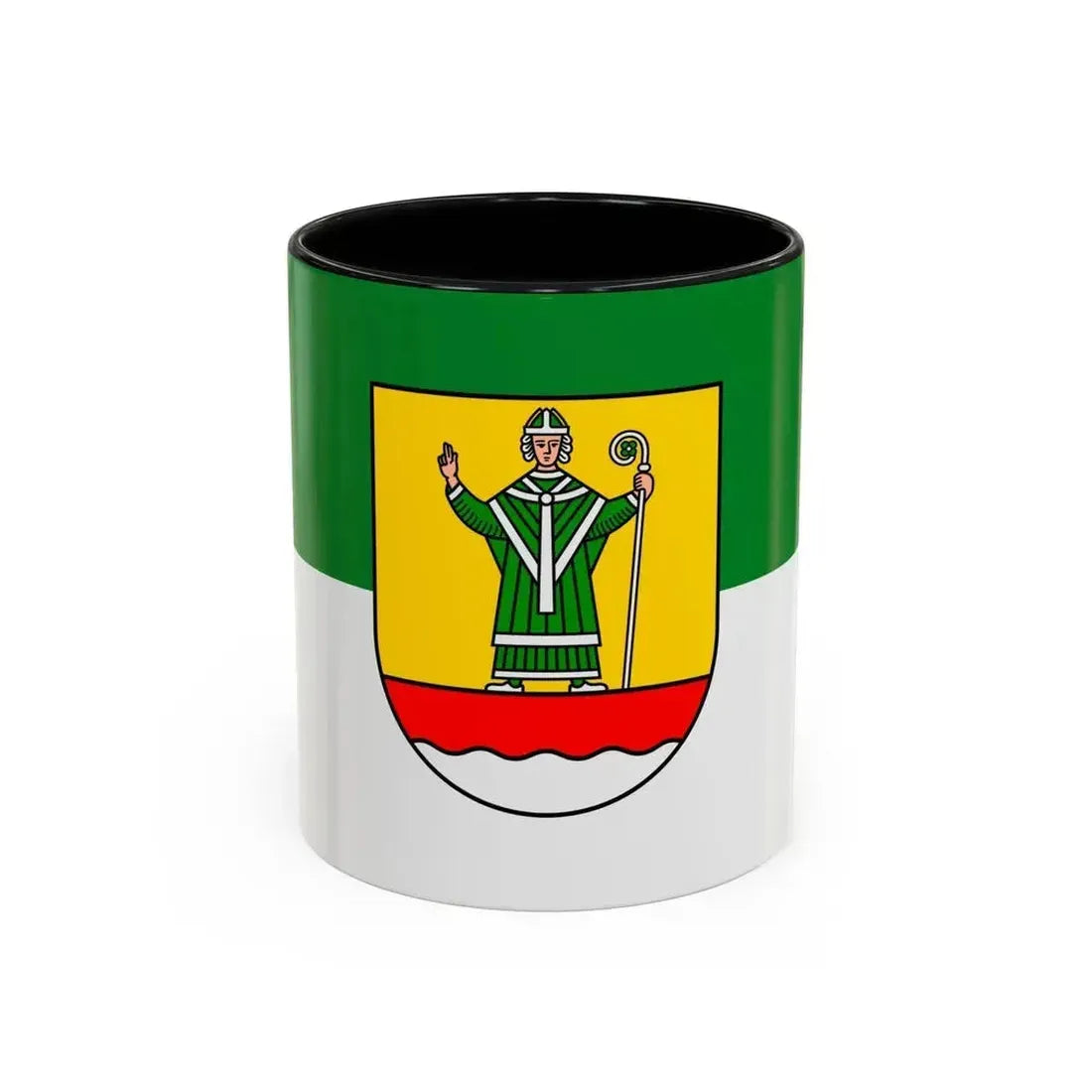 Flag of Cuxhaven Germany - Accent Coffee Mug 11oz Black - Go Mug Yourself