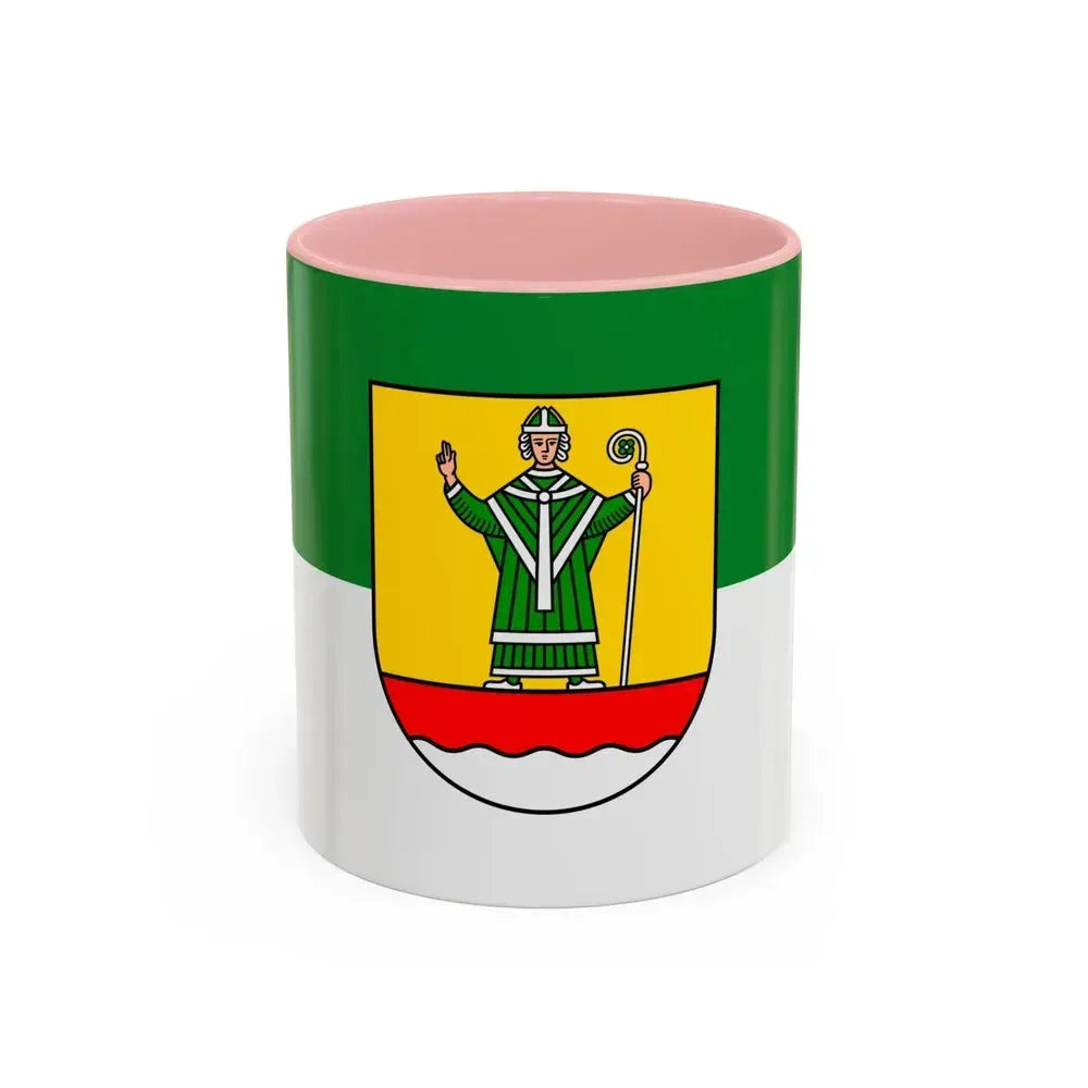 Flag of Cuxhaven Germany - Accent Coffee Mug 11oz Pink - Go Mug Yourself