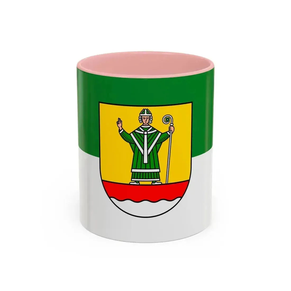 Flag of Cuxhaven Germany - Accent Coffee Mug 11oz Pink - Go Mug Yourself