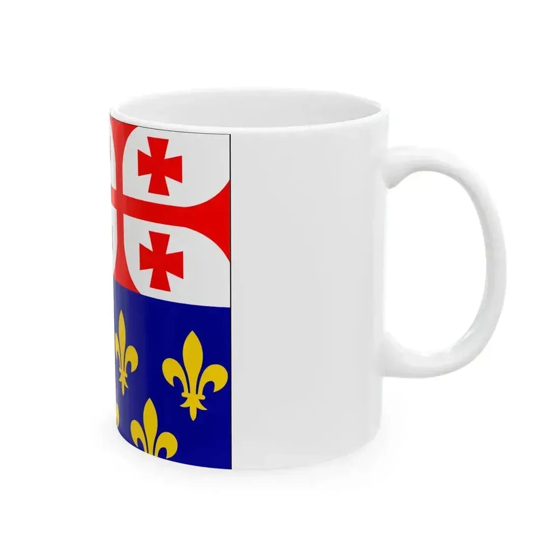 Flag of Cyprus 1350 as reported by the Book of All Kingdoms (Cyprus) White Coffee Mug - Go Mug Yourself