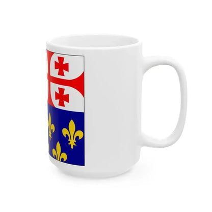 Flag of Cyprus 1350 as reported by the Book of All Kingdoms (Cyprus) White Coffee Mug - Go Mug Yourself