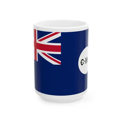 Flag of Cyprus 1881-1922 (Cyprus) White Coffee Mug 15oz - Go Mug Yourself