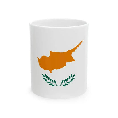 Flag of Cyprus 1960-2006 (Cyprus) White Coffee Mug 11oz - Go Mug Yourself
