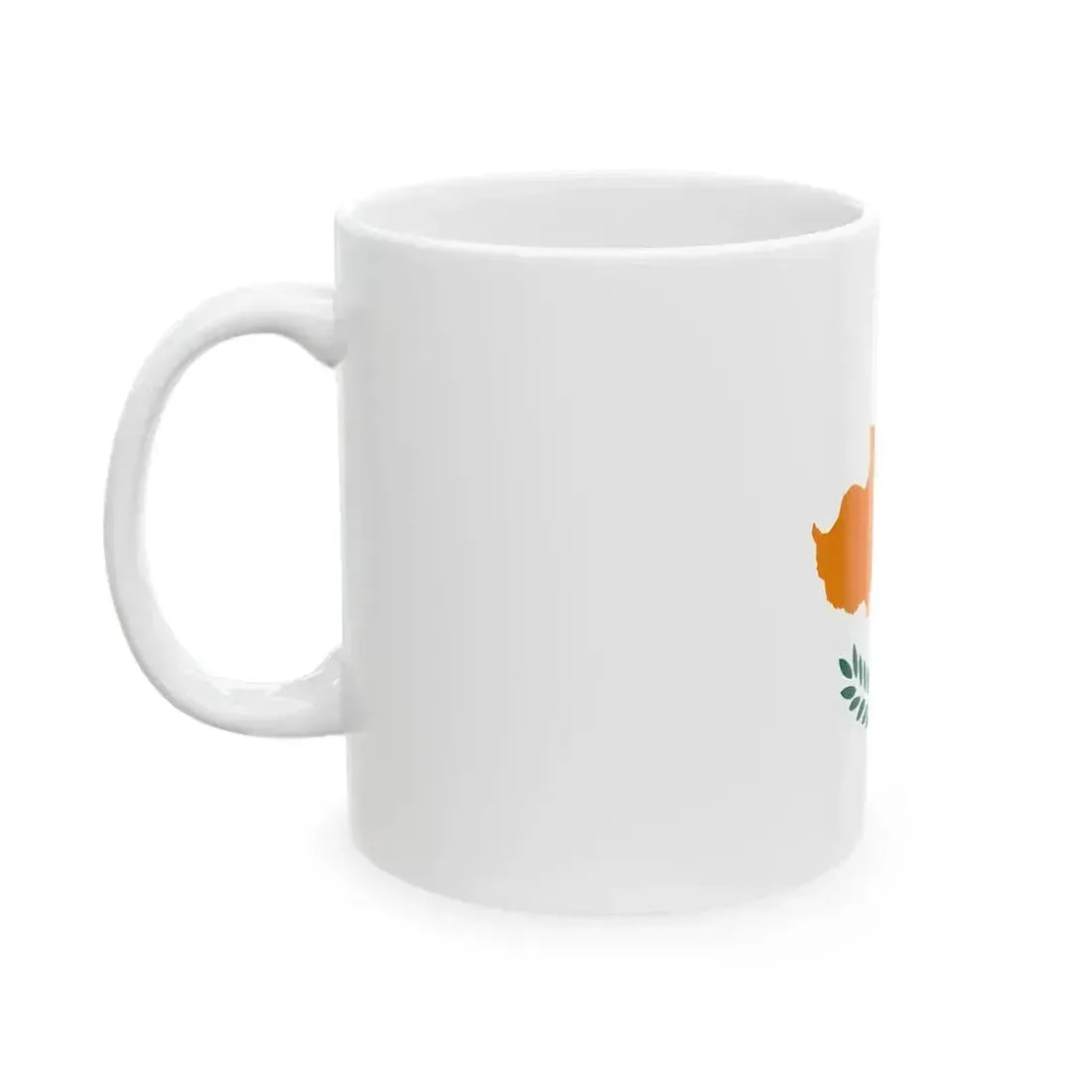 Flag of Cyprus 1960-2006 (Cyprus) White Coffee Mug - Go Mug Yourself