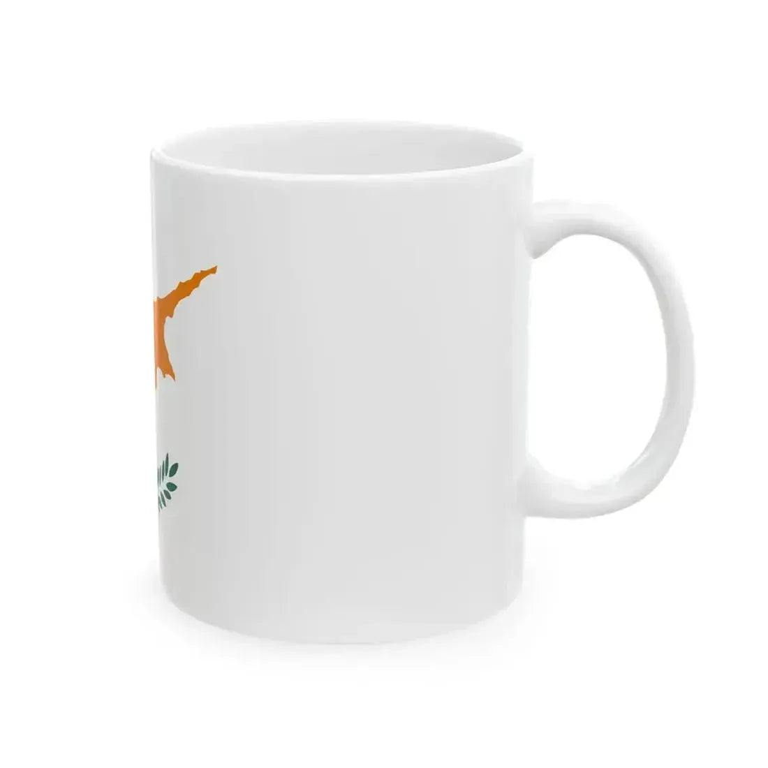 Flag of Cyprus 1960-2006 (Cyprus) White Coffee Mug - Go Mug Yourself