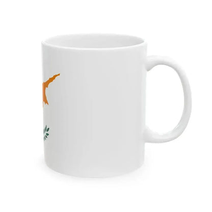 Flag of Cyprus 1960-2006 (Cyprus) White Coffee Mug - Go Mug Yourself