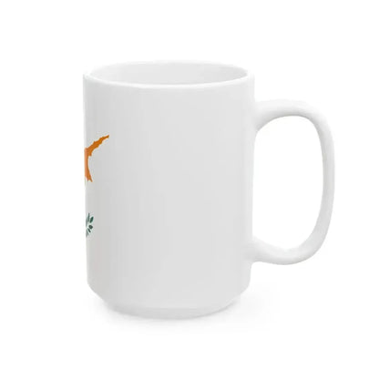 Flag of Cyprus 1960-2006 (Cyprus) White Coffee Mug - Go Mug Yourself
