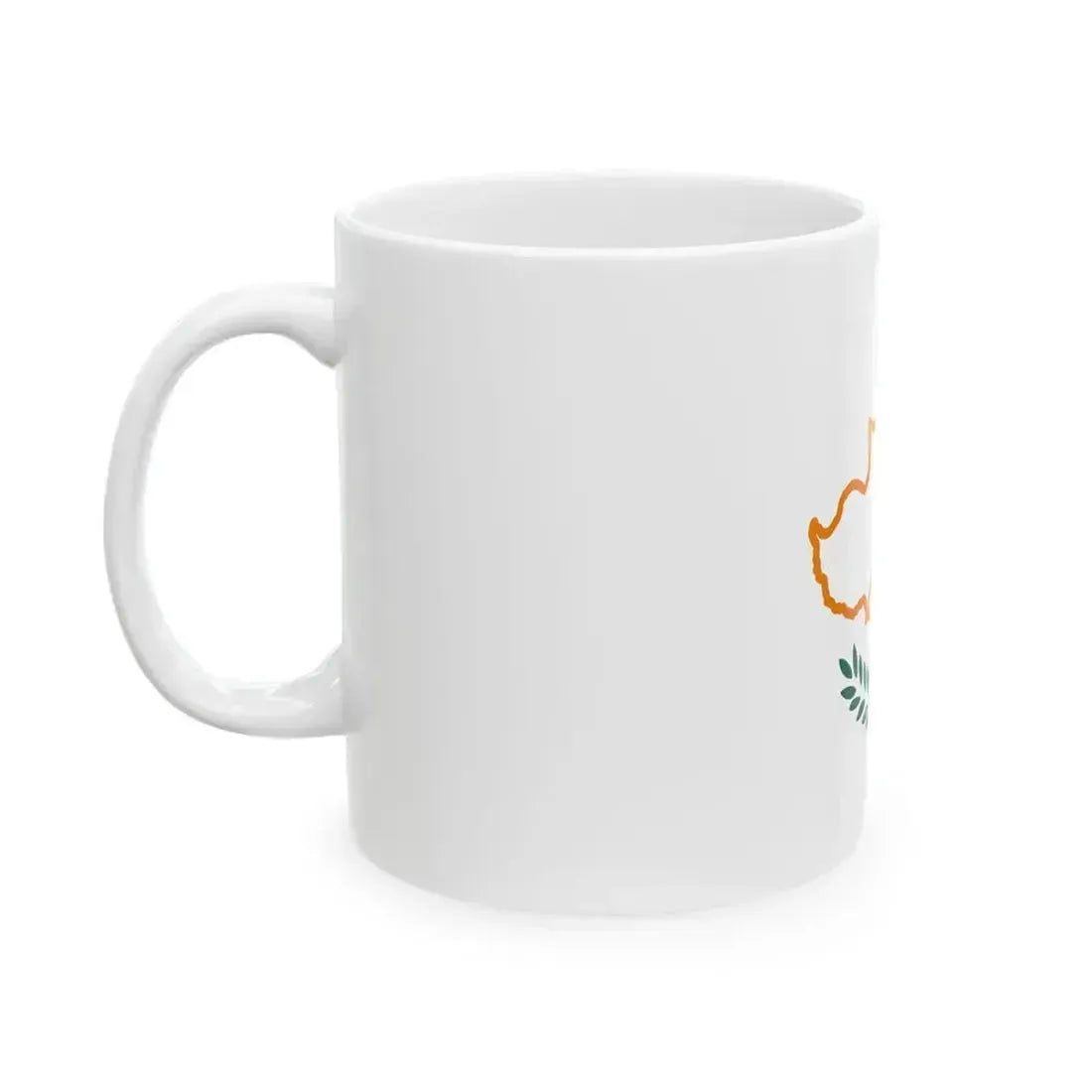Flag of Cyprus 1960 (Cyprus) White Coffee Mug - Go Mug Yourself