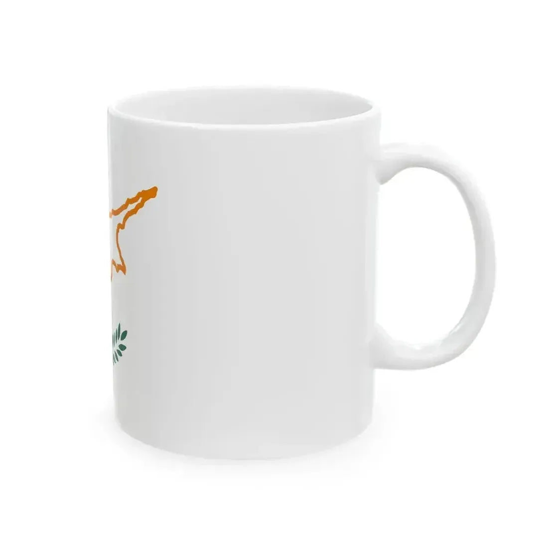 Flag of Cyprus 1960 (Cyprus) White Coffee Mug - Go Mug Yourself