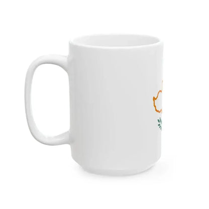 Flag of Cyprus 1960 (Cyprus) White Coffee Mug - Go Mug Yourself