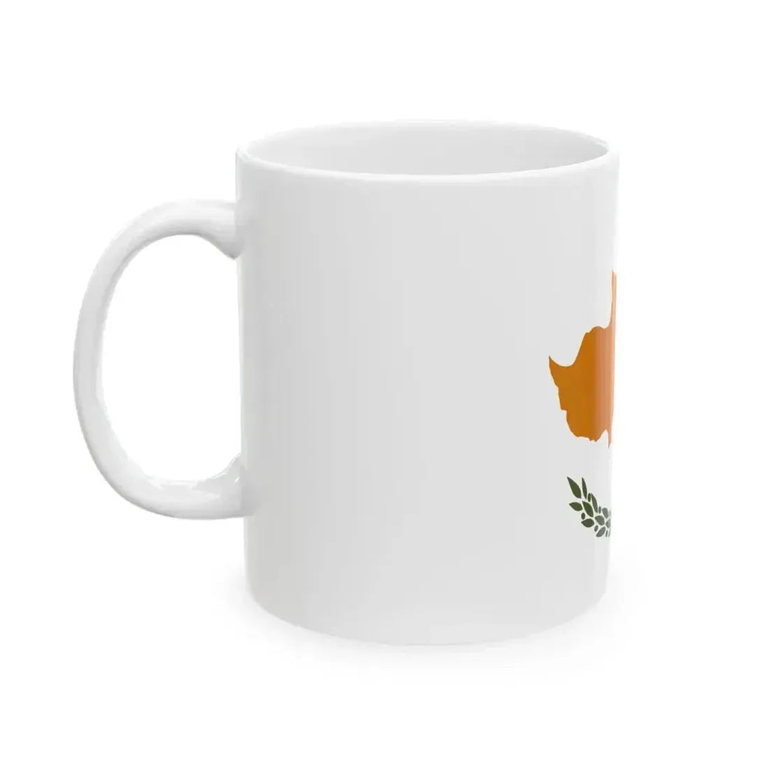 Flag of Cyprus (Cyprus) White Coffee Mug - Go Mug Yourself