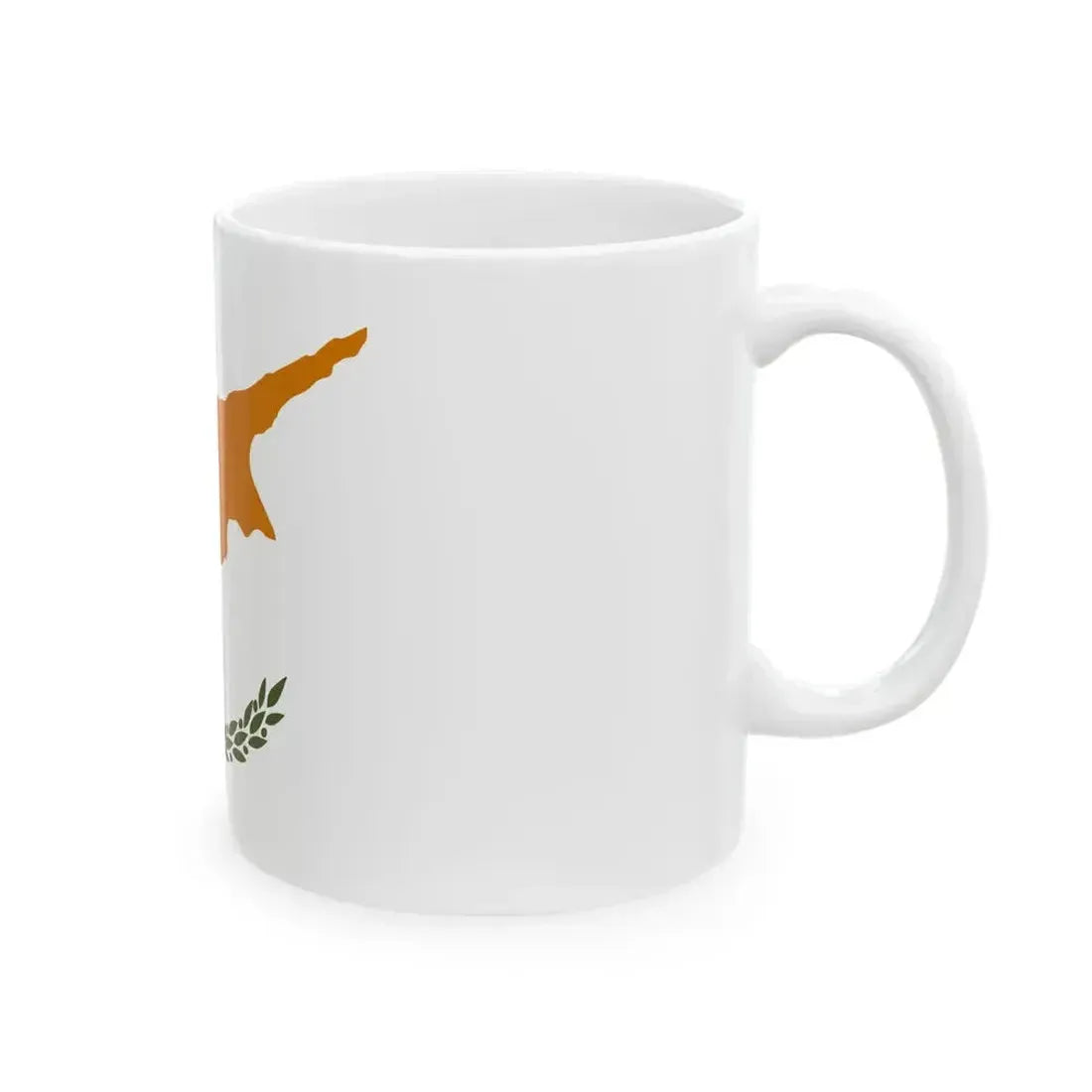 Flag of Cyprus (Cyprus) White Coffee Mug - Go Mug Yourself