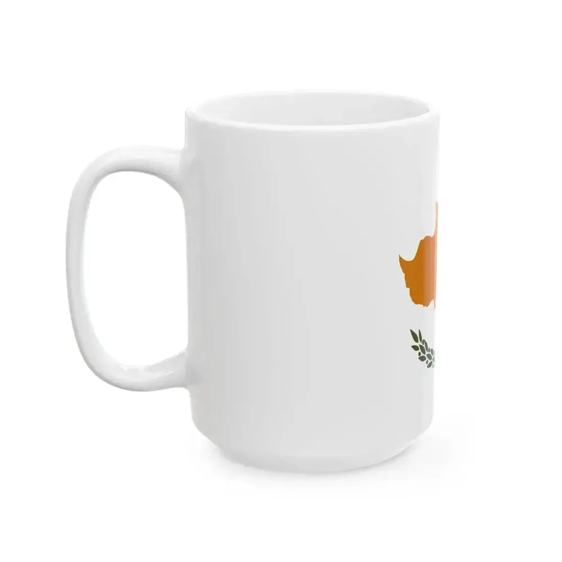 Flag of Cyprus (Cyprus) White Coffee Mug - Go Mug Yourself