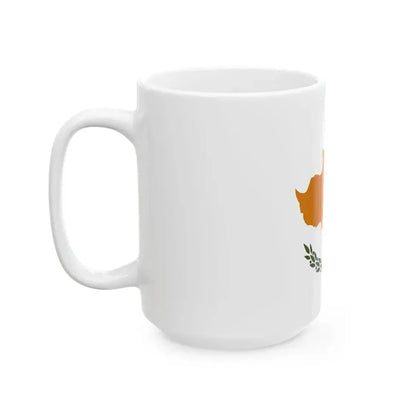 Flag of Cyprus (Cyprus) White Coffee Mug - Go Mug Yourself