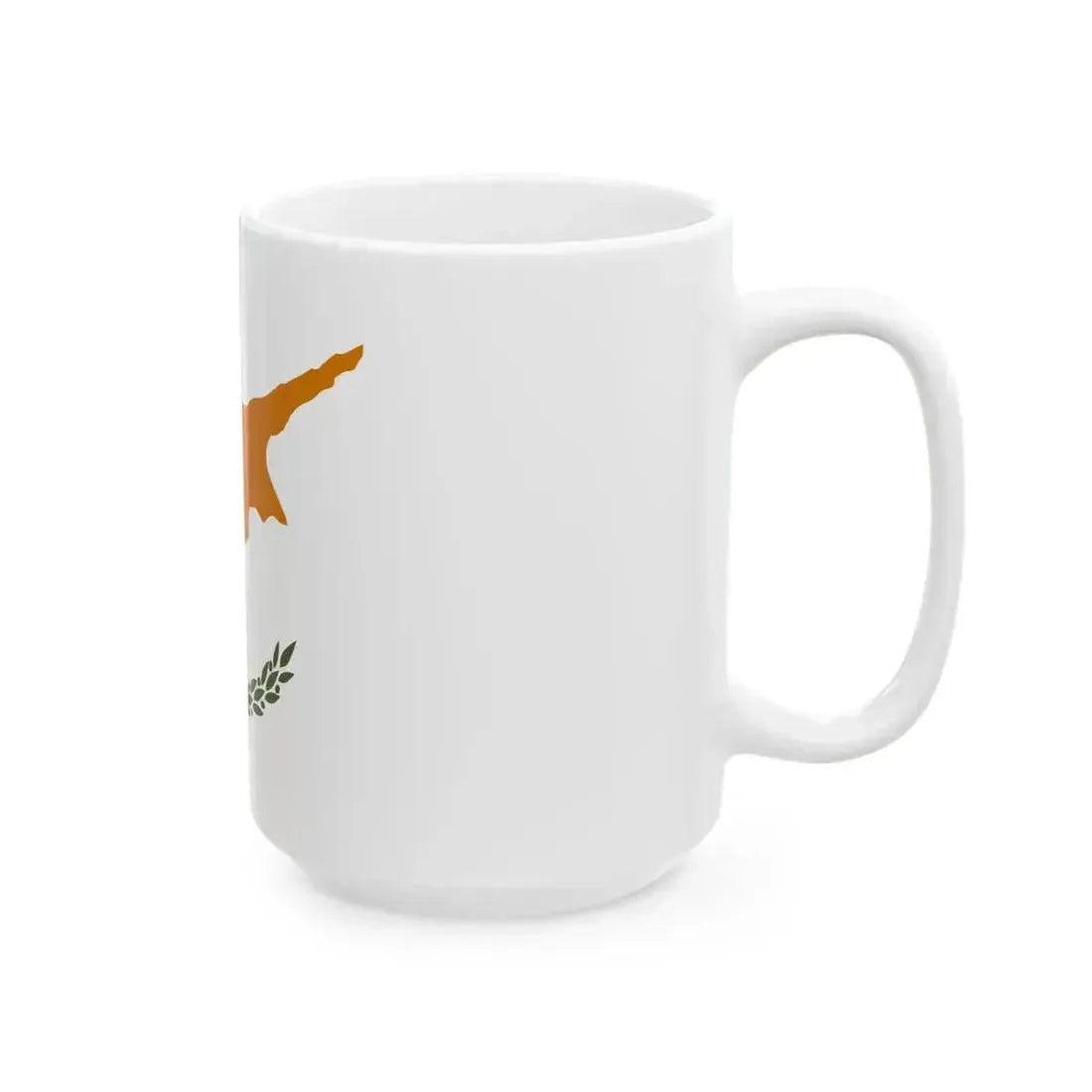 Flag of Cyprus (Cyprus) White Coffee Mug - Go Mug Yourself