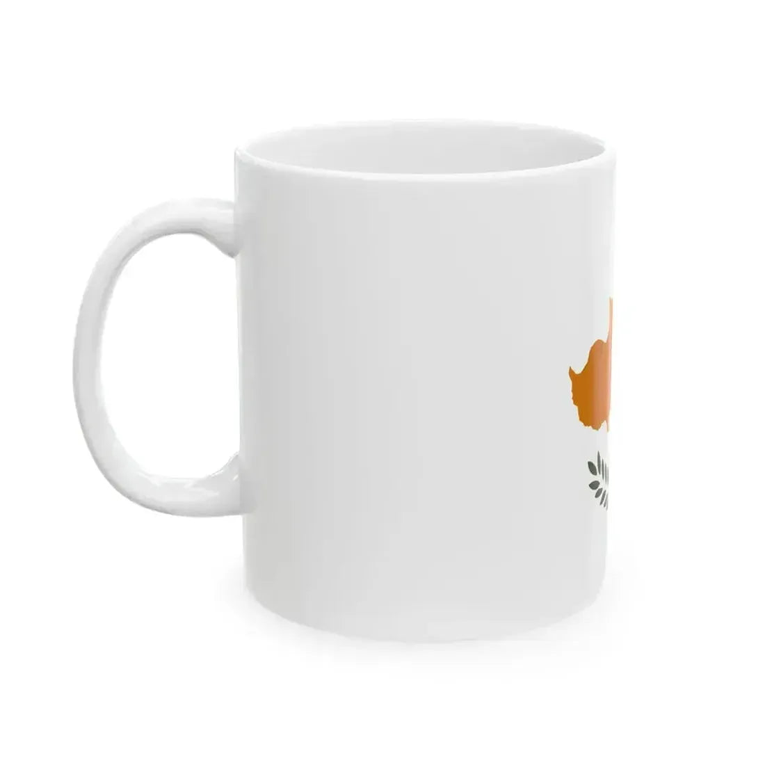 Flag of Cyprus post 2006 (Cyprus) White Coffee Mug - Go Mug Yourself