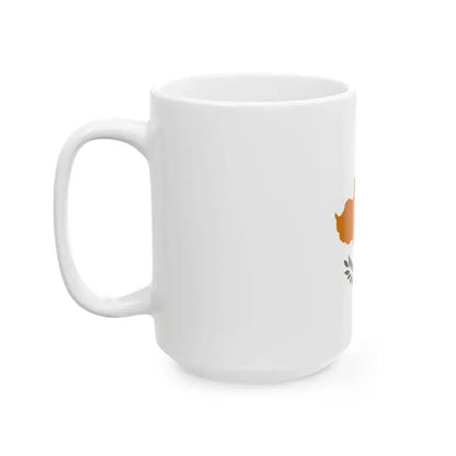 Flag of Cyprus post 2006 (Cyprus) White Coffee Mug - Go Mug Yourself