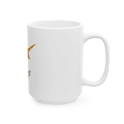 Flag of Cyprus post 2006 (Cyprus) White Coffee Mug - Go Mug Yourself