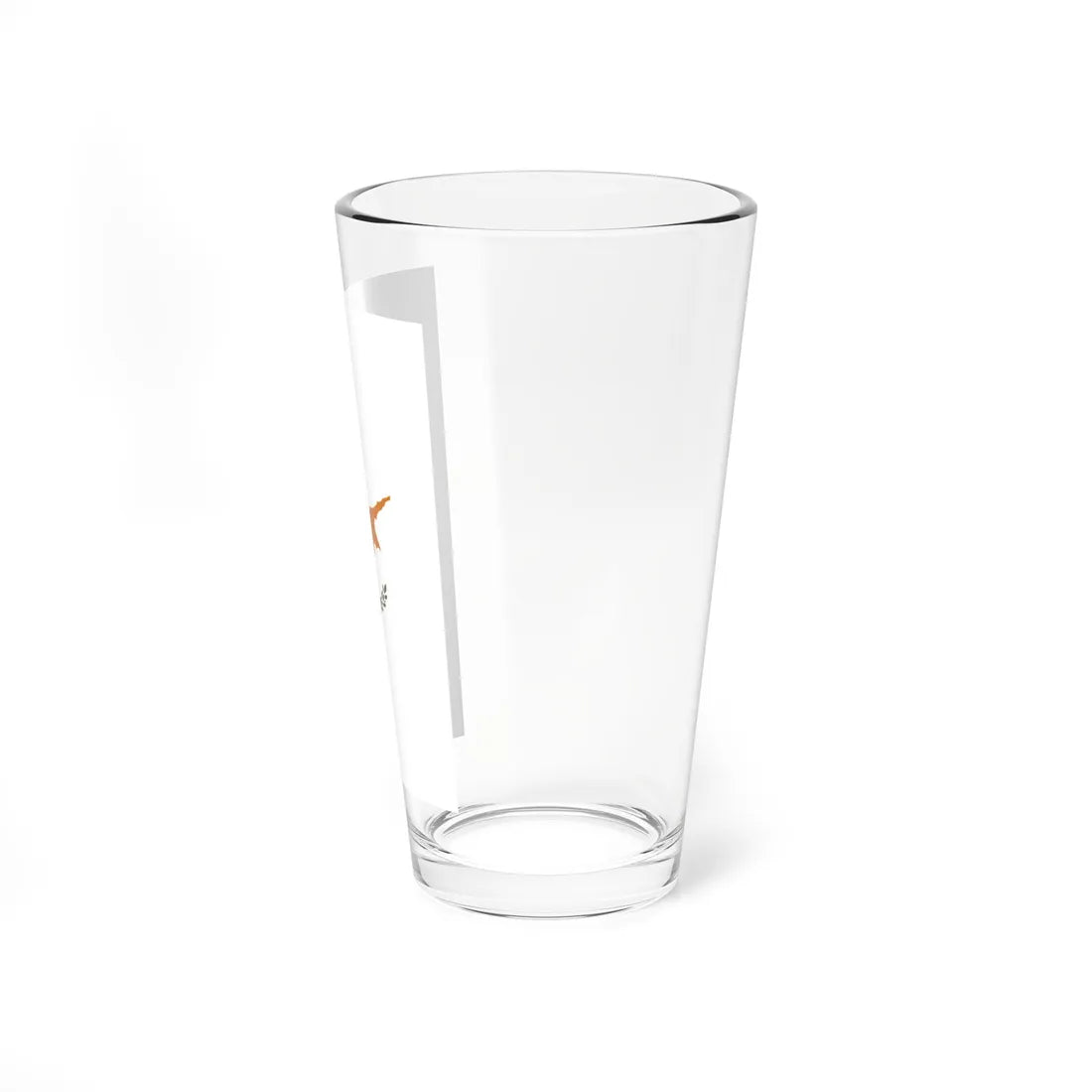 Flag of Cyprus vertical (Cyprus) Pint Glass 16oz - Go Mug Yourself
