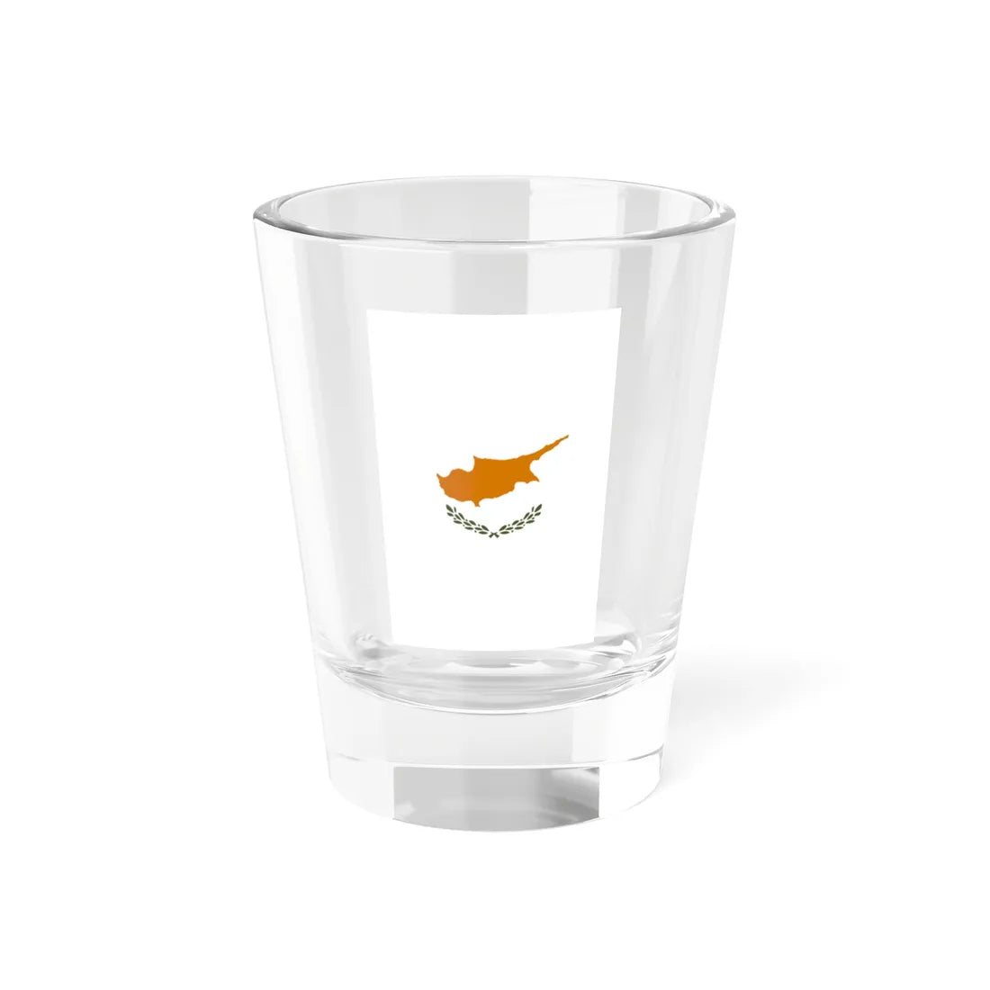 Flag of Cyprus vertical (Cyprus) Shot Glass 1.5oz 1.5oz - Go Mug Yourself
