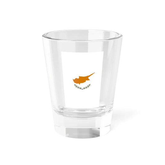 Flag of Cyprus vertical (Cyprus) Shot Glass 1.5oz 1.5oz - Go Mug Yourself