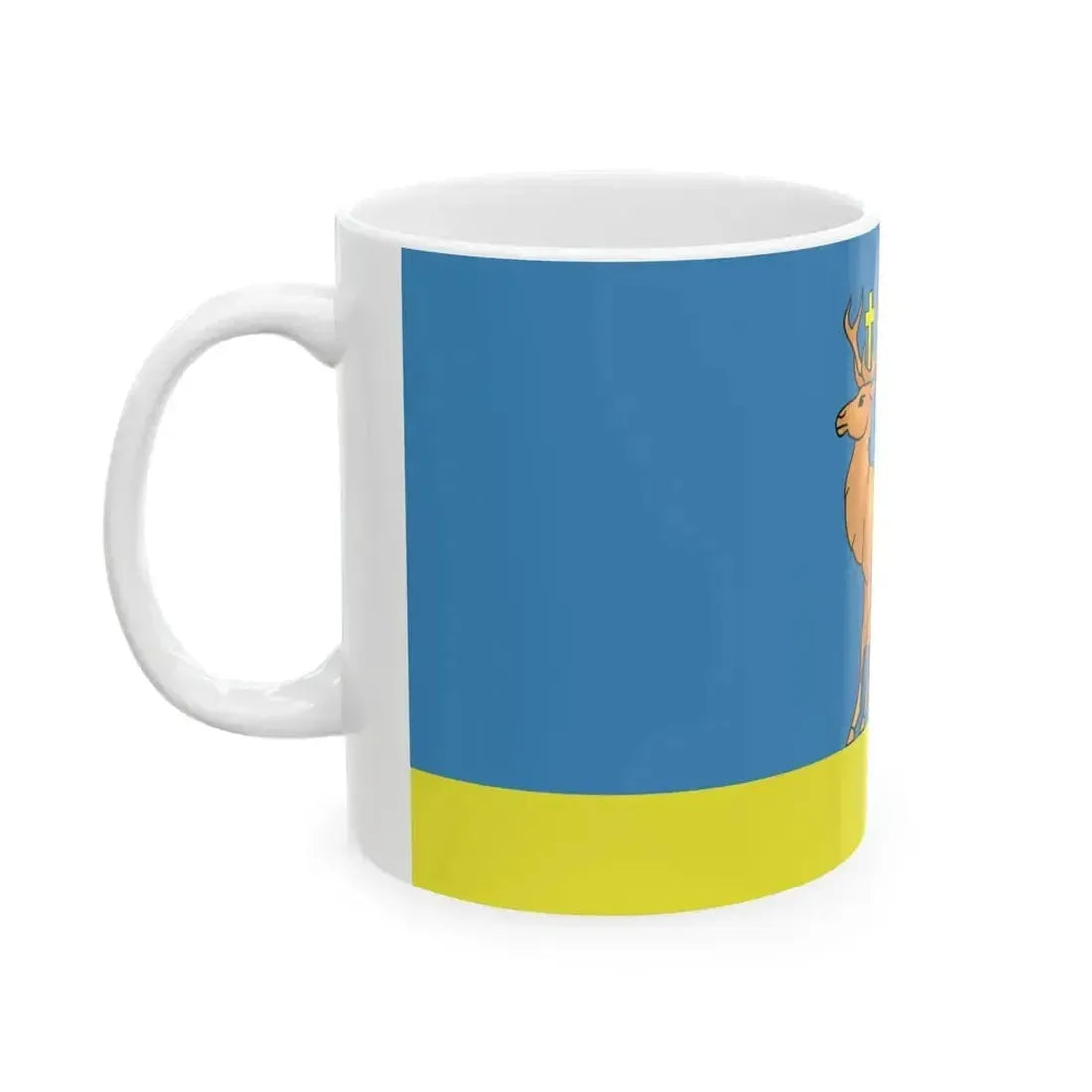 Flag of Cyryn Belarus (Belarus) White Coffee Mug - Go Mug Yourself