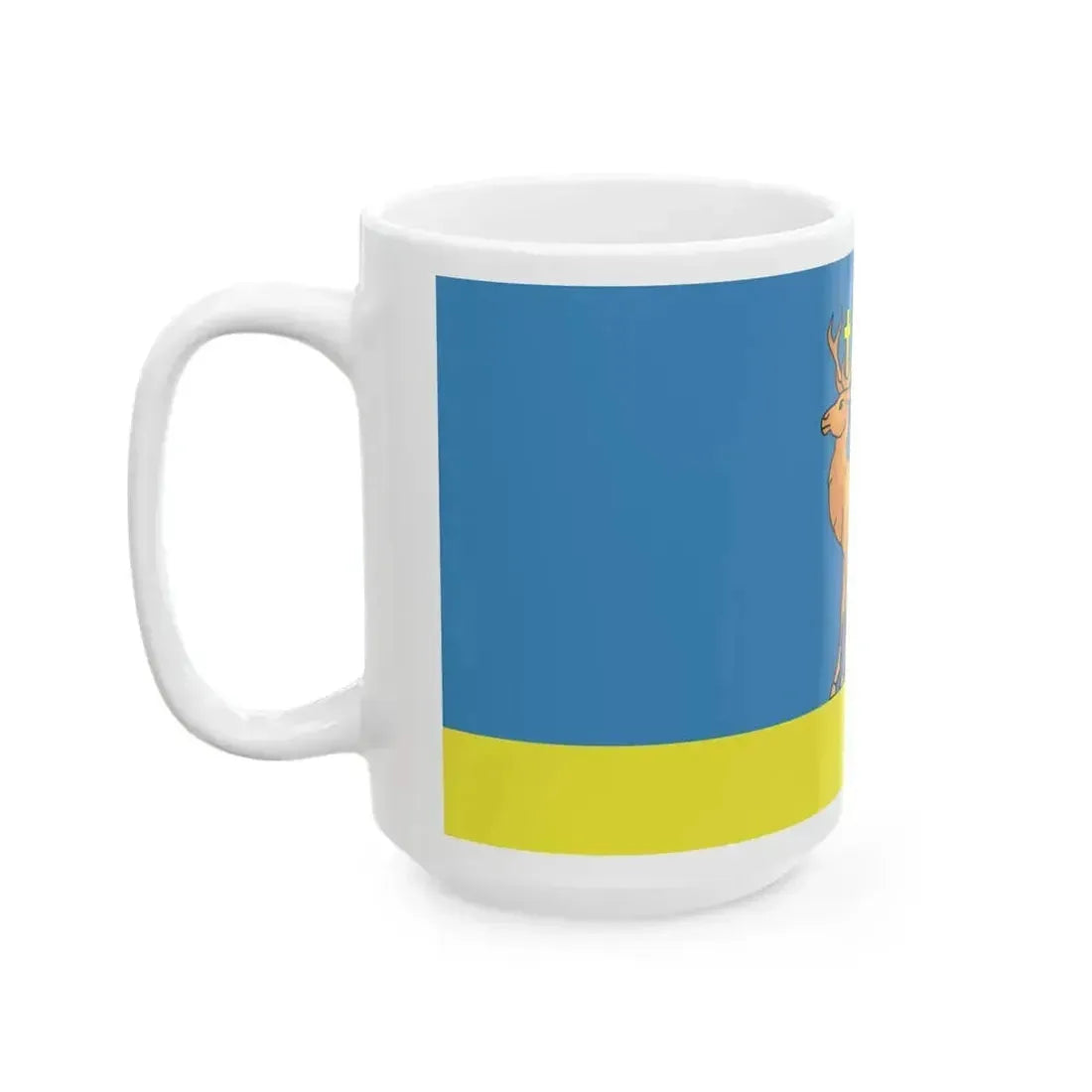 Flag of Cyryn Belarus (Belarus) White Coffee Mug - Go Mug Yourself