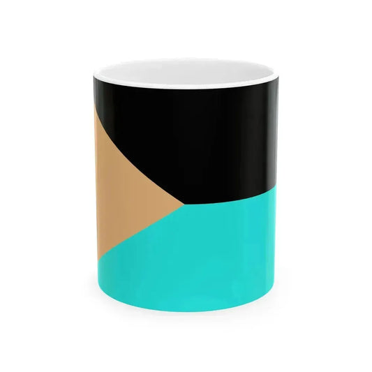 Flag of Czechia negative (Czech Republic) White Coffee Mug 11oz - Go Mug Yourself