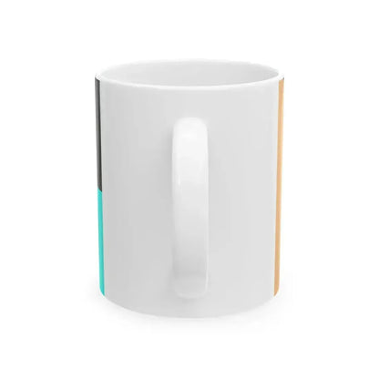 Flag of Czechia negative (Czech Republic) White Coffee Mug - Go Mug Yourself