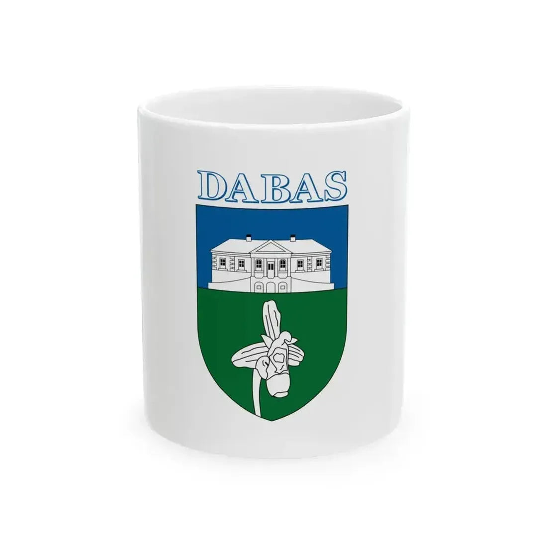 Flag of Dabas (Hungary) White Coffee Mug 11oz - Go Mug Yourself
