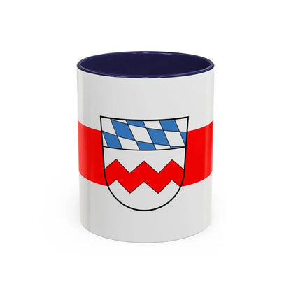 Flag of Dachau Germany - Accent Coffee Mug 11oz Navy - Go Mug Yourself