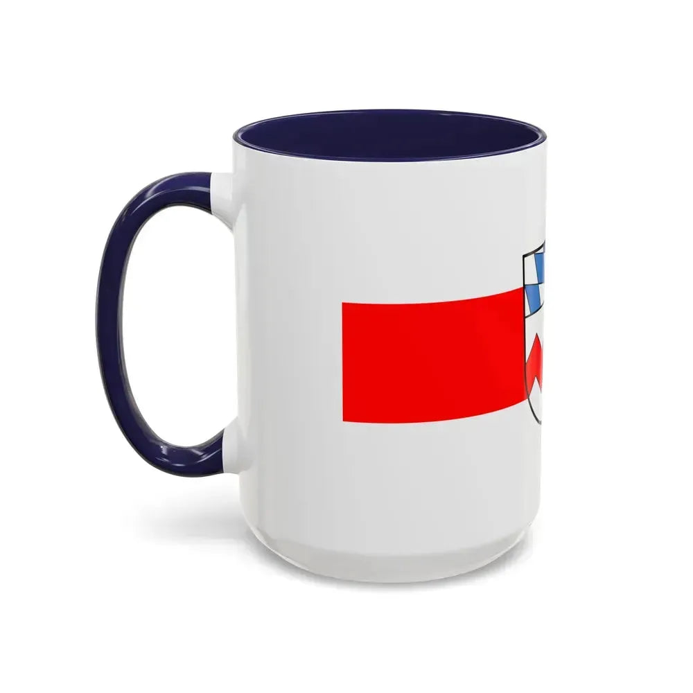 Flag of Dachau Germany - Accent Coffee Mug - Go Mug Yourself