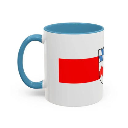 Flag of Dachau Germany - Accent Coffee Mug - Go Mug Yourself