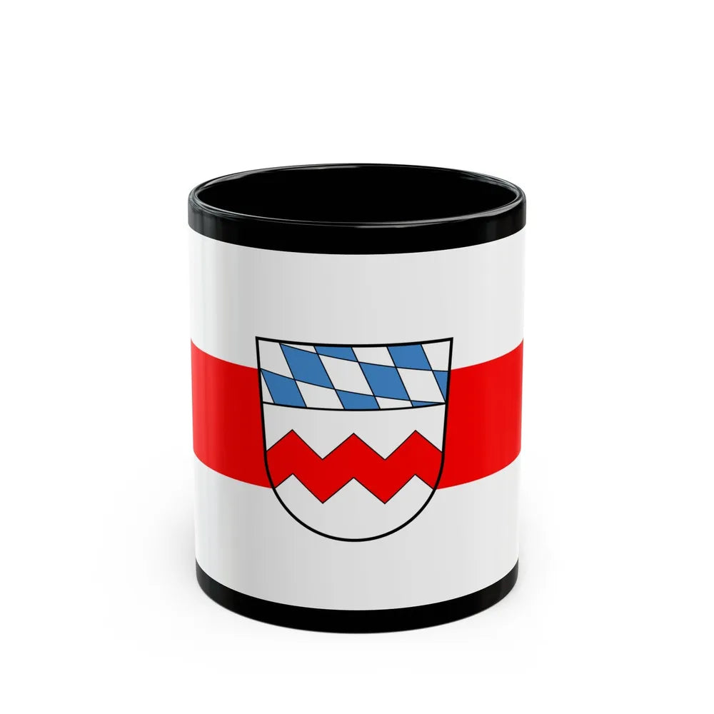 Flag of Dachau Germany - Black Coffee Mug-11oz-Go Mug Yourself