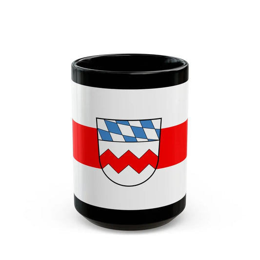 Flag of Dachau Germany - Black Coffee Mug-15oz-Go Mug Yourself