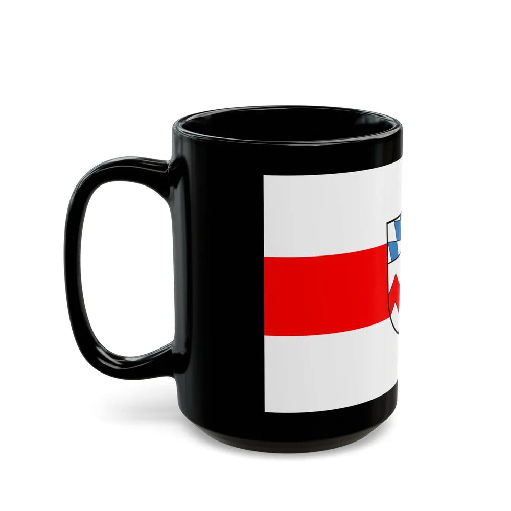 Flag of Dachau Germany - Black Coffee Mug-Go Mug Yourself