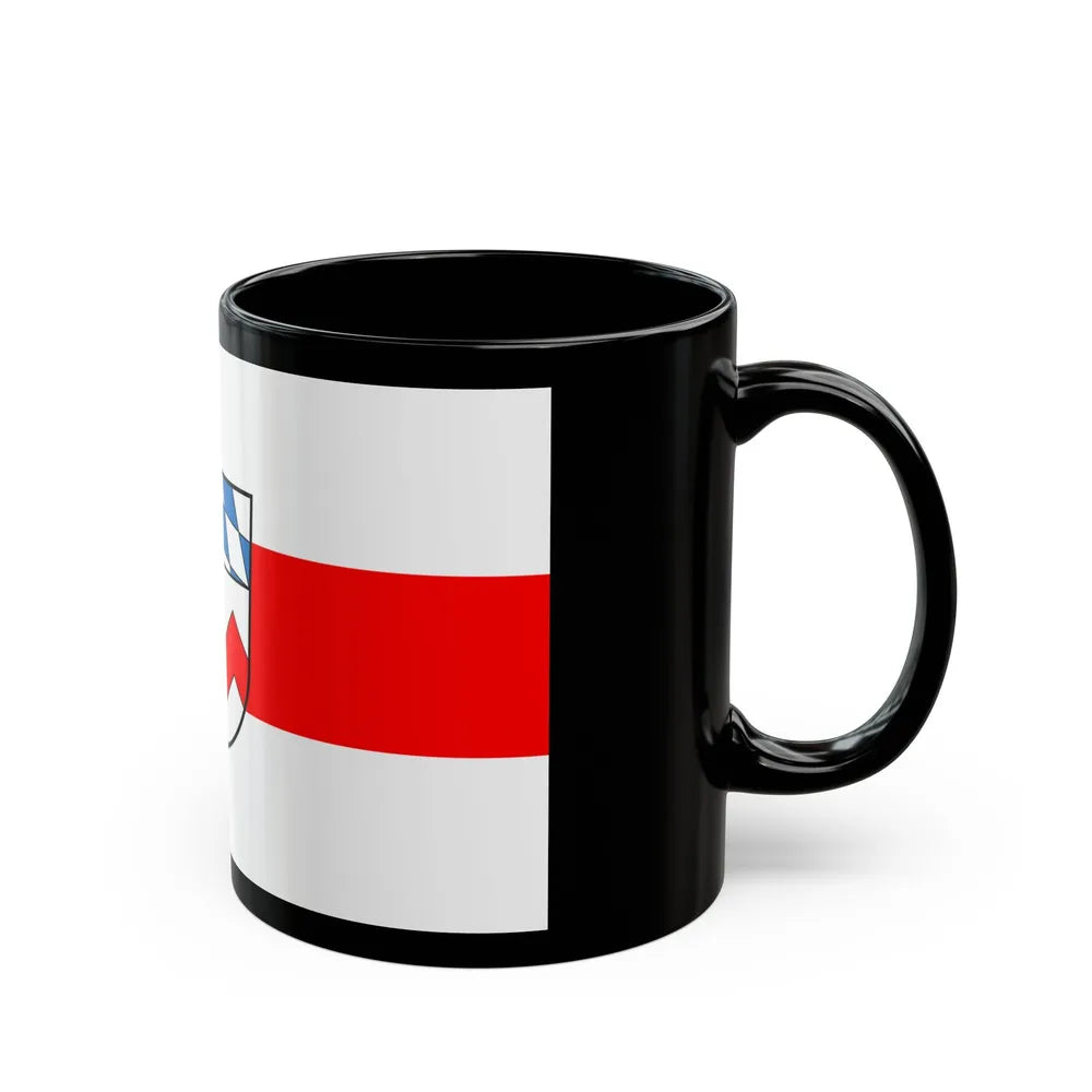 Flag of Dachau Germany - Black Coffee Mug-Go Mug Yourself