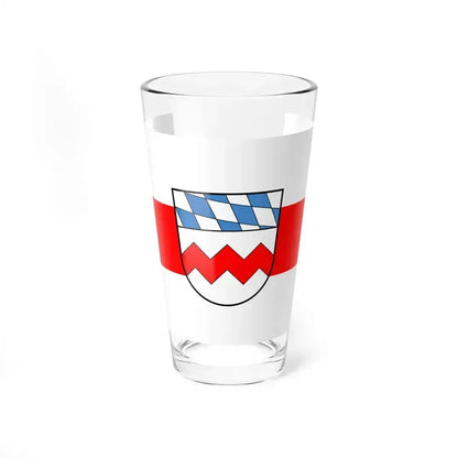Flag of Dachau Germany - Pint Glass 16oz 16oz - Go Mug Yourself