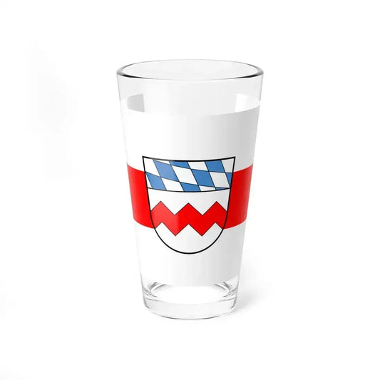 Flag of Dachau Germany - Pint Glass 16oz 16oz - Go Mug Yourself