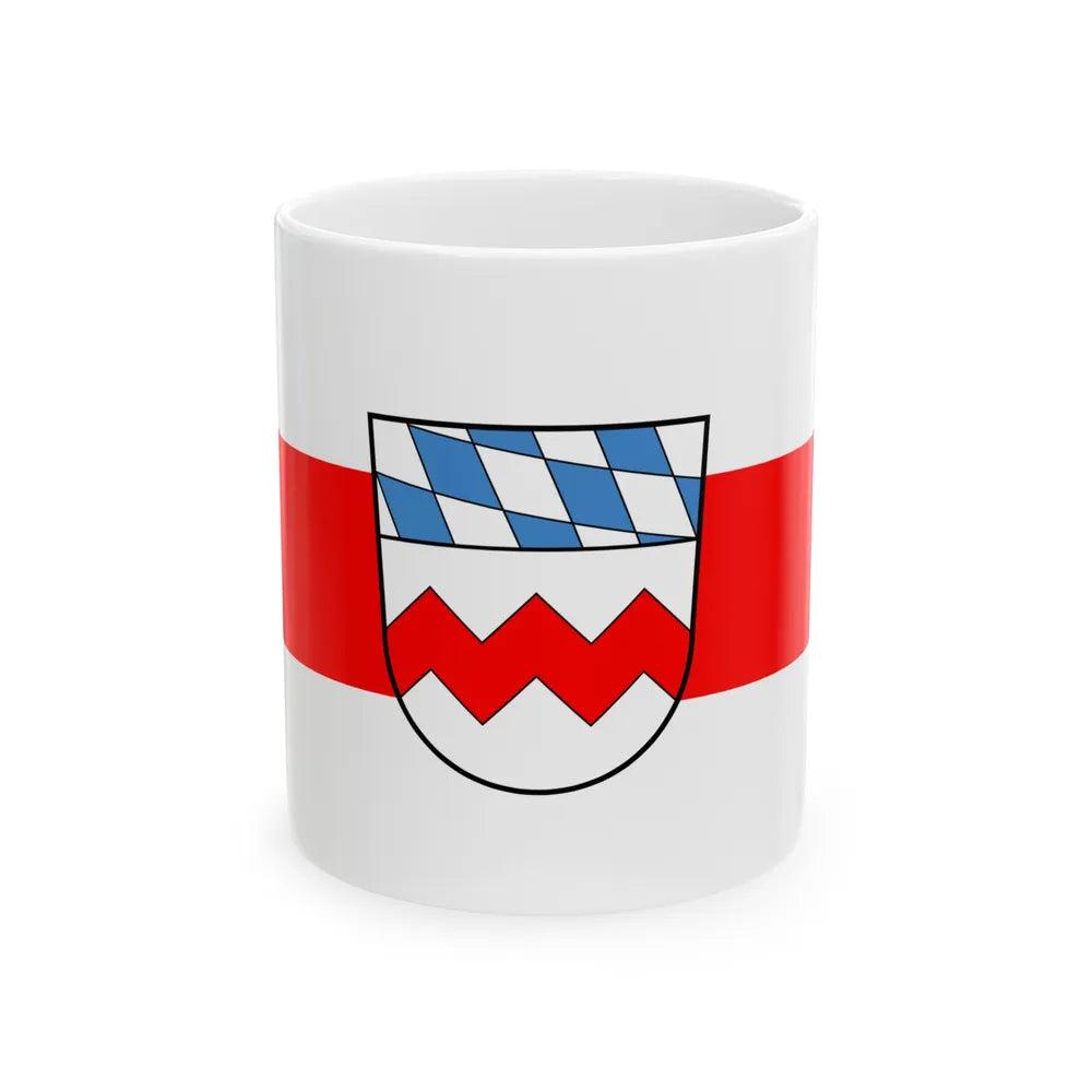 Flag of Dachau Germany - White Coffee Mug-11oz-Go Mug Yourself