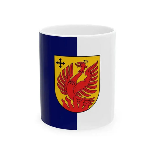 Flag of Dagda (Latvia) White Coffee Mug 11oz - Go Mug Yourself