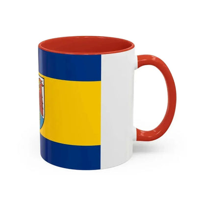 Flag of Dahme Spreewald Germany - Accent Coffee Mug - Go Mug Yourself